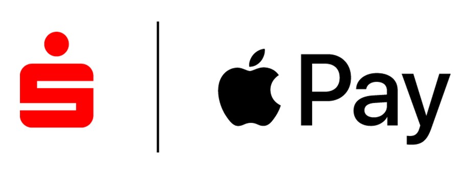 Apple Pay Logo mit der Sparkasse